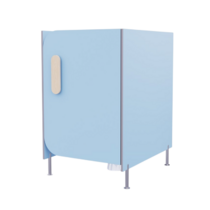 Гигиеническая кабинка из коллекции «НЕГА» (цвет голубой) - «globural.ru» - Саранск