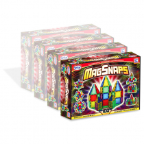 Магнитный конструктор "МагСнэп" Комплект на группу. 100 деталей - «globural.ru» - Саранск