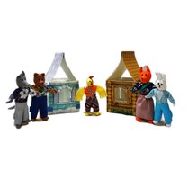 Набор шагающих кукол к сказке "Заюшкина избушка" - «globural.ru» - Саранск