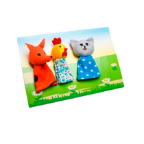 Набор пальчиковых кукол к сказке "Кот, Петух и Лиса" - «globural.ru» - Саранск