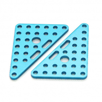 Треугольная пластина из анодированного алюминия Triangle Plate 6*8 (Pair) - «globural.ru» - Саранск