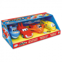 Магнитный конструктор Транспорт "Смешай и собери". Малыш. Стартовый набор 3-5 лет. - «globural.ru» - Саранск