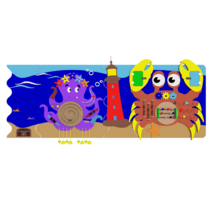 Набор-мини 2 «Морские обитатели» - «globural.ru» - Саранск