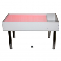 Световой столик для рисования песком напольный "Мультиколор" с кармашком для песка - «globural.ru» - Саранск