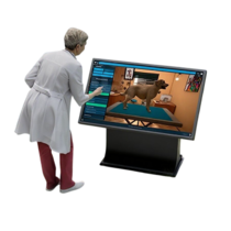 Виртуальный учебный комплекс «Процедурный тренажер ветеринарного врача». Комплектация интерактивный стол - «globural.ru» - Саранск