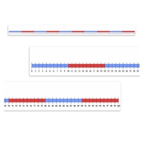 Нумирошка. Числовая прямая 0-100 по методике Нумикон - «globural.ru» - Саранск