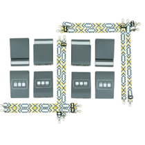 Комплект из 8 Коммуникативных книг с карточками PECS/ПЭКС (Маленькие, цвет серый) - «globural.ru» - Саранск