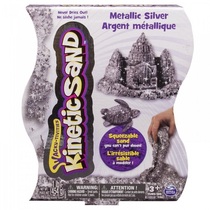 Кинетический песок металлик серебро 455 гр - «globural.ru» - Саранск