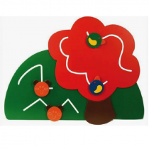 Настенный развивающий модуль "Яблонька" - «globural.ru» - Саранск