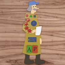 Бизиборд "Почтальон Печкин" - «globural.ru» - Саранск