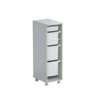 Стеллаж с лотками Робик 001 (серый) - «globural.ru» - Саранск