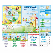 Стенд "Погода" с карманами для вставок - «globural.ru» - Саранск
