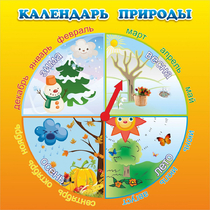Стенд "Календарь природы" 0.5x0.5 - «globural.ru» - Саранск