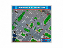 Электрифицированный магнитно-маркерный стенд "Светофорное регулирование" - «globural.ru» - Саранск
