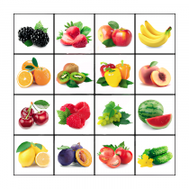 Тематическое поле-маршрутизатор «Фрукты и овощи» для мини-робота - «globural.ru» - Саранск