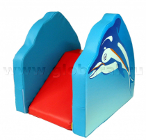 Горка "Дельфин" мини для сухого бассейна - «globural.ru» - Саранск