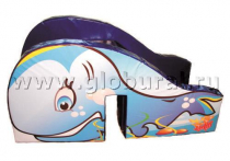 Горка "Кит" для сухого бассейна - «globural.ru» - Саранск