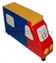 Напольная мягкая игрушка "Грузовик" каталка - «globural.ru» - Саранск
