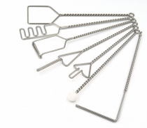 Комплект "Постановочные зонды с витыми ручками с колечком (шариковый зонд на витой ручке)" (7 штук) - «globural.ru» - Саранск