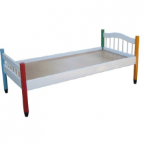 Кровать детская "Карандаш" 1400х600х600 настил ДВП  - «globural.ru» - Саранск