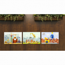 Комплект настенных панелей «Стройка» - «globural.ru» - Саранск