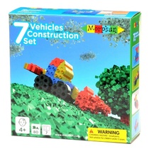 Конструктор «7 машин» 80 деталей - «globural.ru» - Саранск