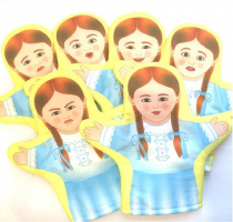 Набор кукол - рукавичек  "Эмоции. Девочки" - «globural.ru» - Саранск