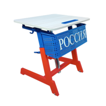 Стол ученический одноместный "Патриот-1п" на газовом лифте (р.гр. № 3-7 и наклоном столешницы ) - «globural.ru» - Саранск