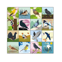 Коврик для логобота Пчелка "Птицы" - «globural.ru» - Саранск