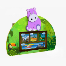 Сенсорный настенный коррекционно-развивающий комплекс "Бегемотик" - «globural.ru» - Саранск