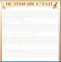 Доска магнитно-маркерная "Нотный стан" - «globural.ru» - Саранск