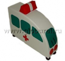 Напольная мягкая игрушка «Скорая помощь» каталка - «globural.ru» - Саранск
