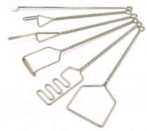 Комплект "Постановочные зонды на витых ручках с колечком (шарик фторопласт) (6 штук) - «globural.ru» - Саранск