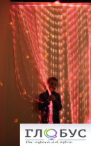 Мерцающий занавес в комплекте с источником света (ширина: 120 см количество нитей: 120 штук) - «globural.ru» - Саранск