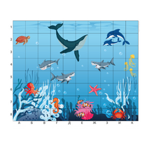 Коврик для логобота Пчелка "Животные морей и океанов" - «globural.ru» - Саранск