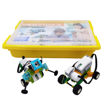 Набор для занятий робототехникой Ведушка с пластиковым боксом для хранения деталей - «globural.ru» - Саранск