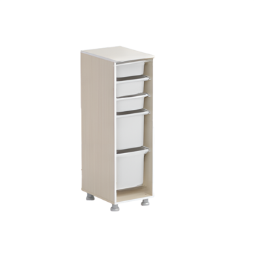 Стеллаж с лотками Робик 001 (дуб молочный) - «globural.ru» - Саранск