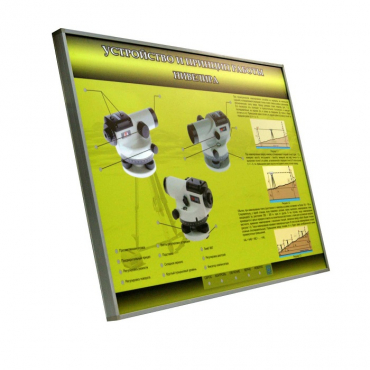 Учебный стенд электрифицированный "Устройство и принцип работы нивелира" - «globural.ru» - Саранск