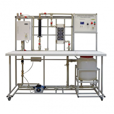 Комплект учебного оборудования "Исследование теплопередачи при вынужденном течении жидкости в трубе при ее охлаждении в условиях естественной конвекции" - «globural.ru» - Саранск
