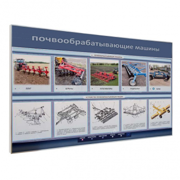 Электрифицированный светодинамический стенд «Почвообрабатывающие машины» - «globural.ru» - Саранск