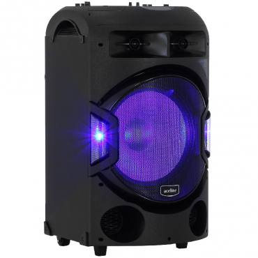 Переносная мобильная акустическая система с возможностью подключения микрофона и проигрывания аудиофайлов с флеш-накопителя мощностью не менее 250 Вт - «globural.ru» - Саранск